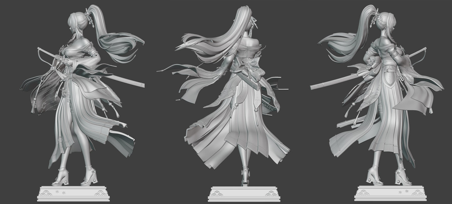 1557 Hiyuki_Wuthering Waves - STL 3D Print Files NSFW