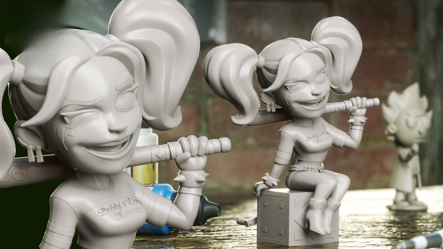 0096 Harley Quinn - STL 3D Print Files