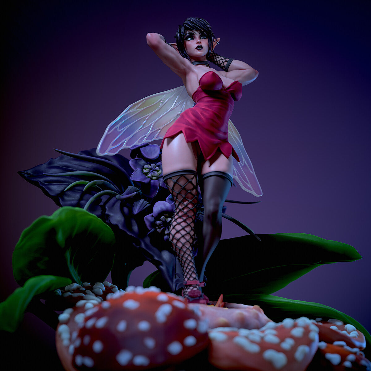 1853 Vita_The Goth Fairy NSFW.23 - STL 3D Print Files