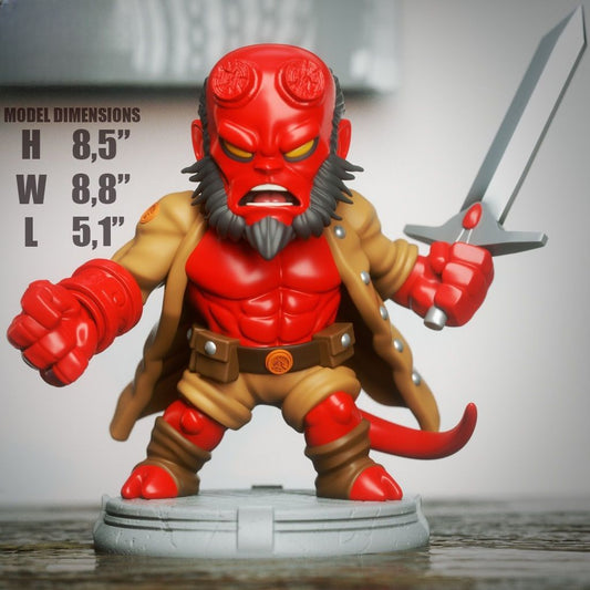 0103 Hellboy - STL 3D Print Files