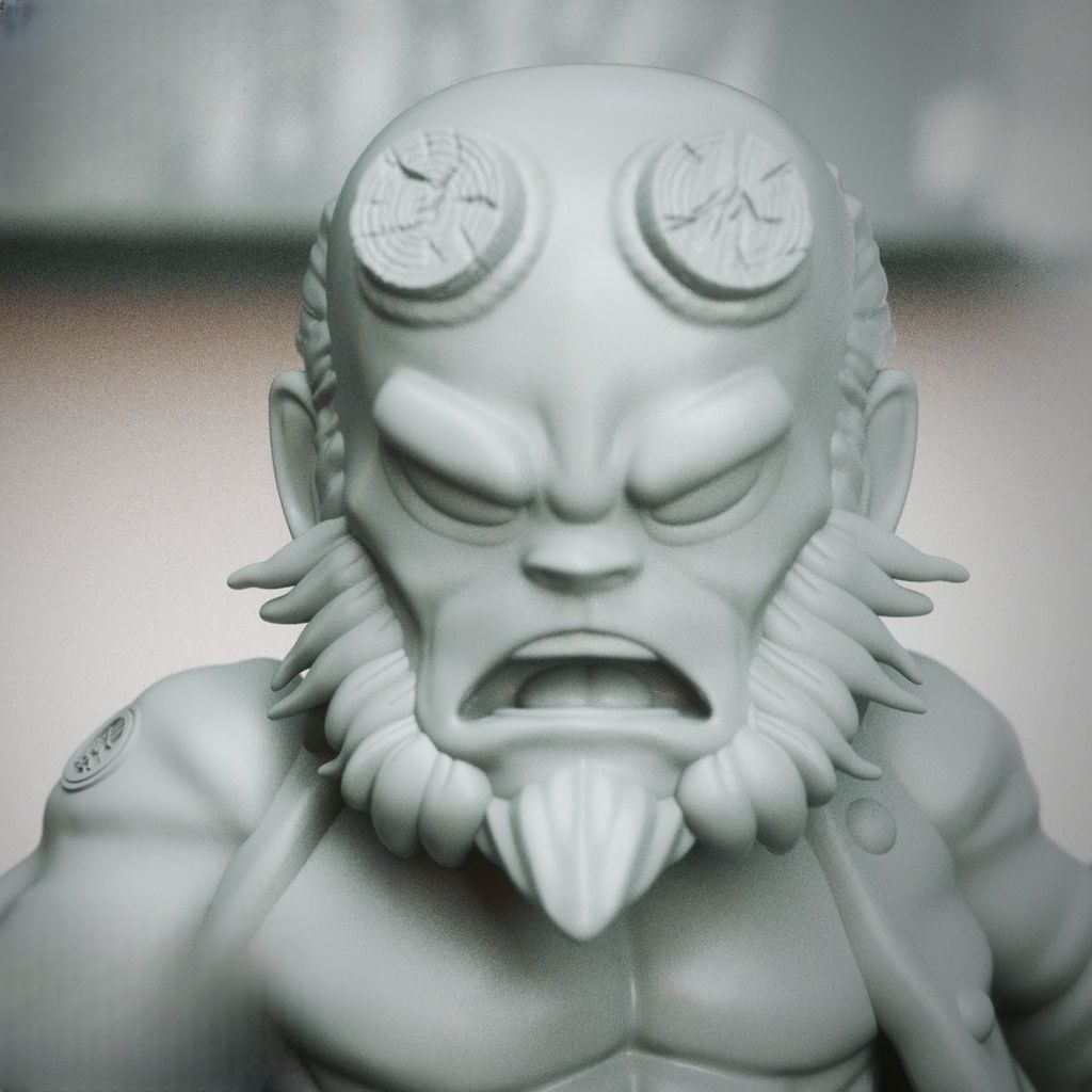 0103 Hellboy - STL 3D Print Files