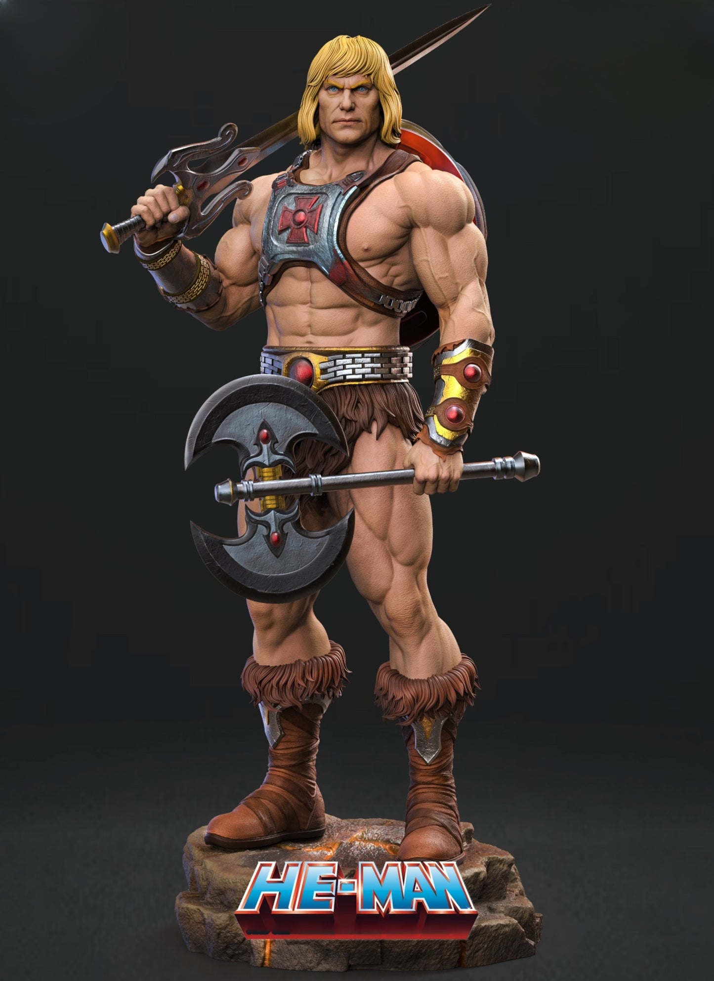 1232 HeMan_Masters of the Universe - STL 3D Print File
