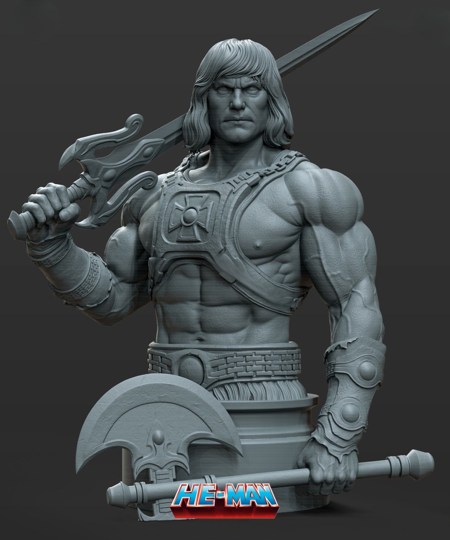 1232 HeMan_Masters of the Universe - STL 3D Print File