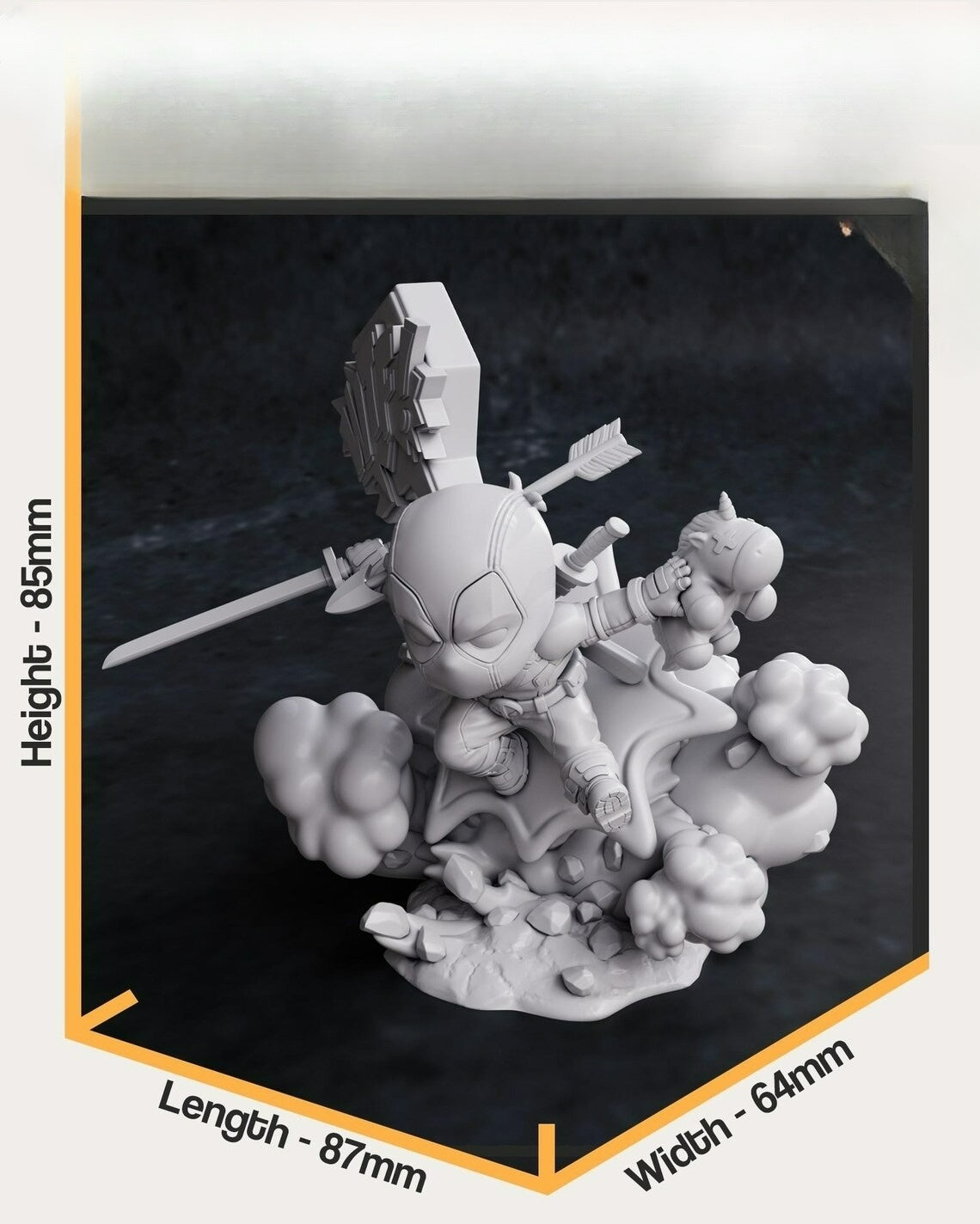 0012 Deadpool - STL 3D Print Files