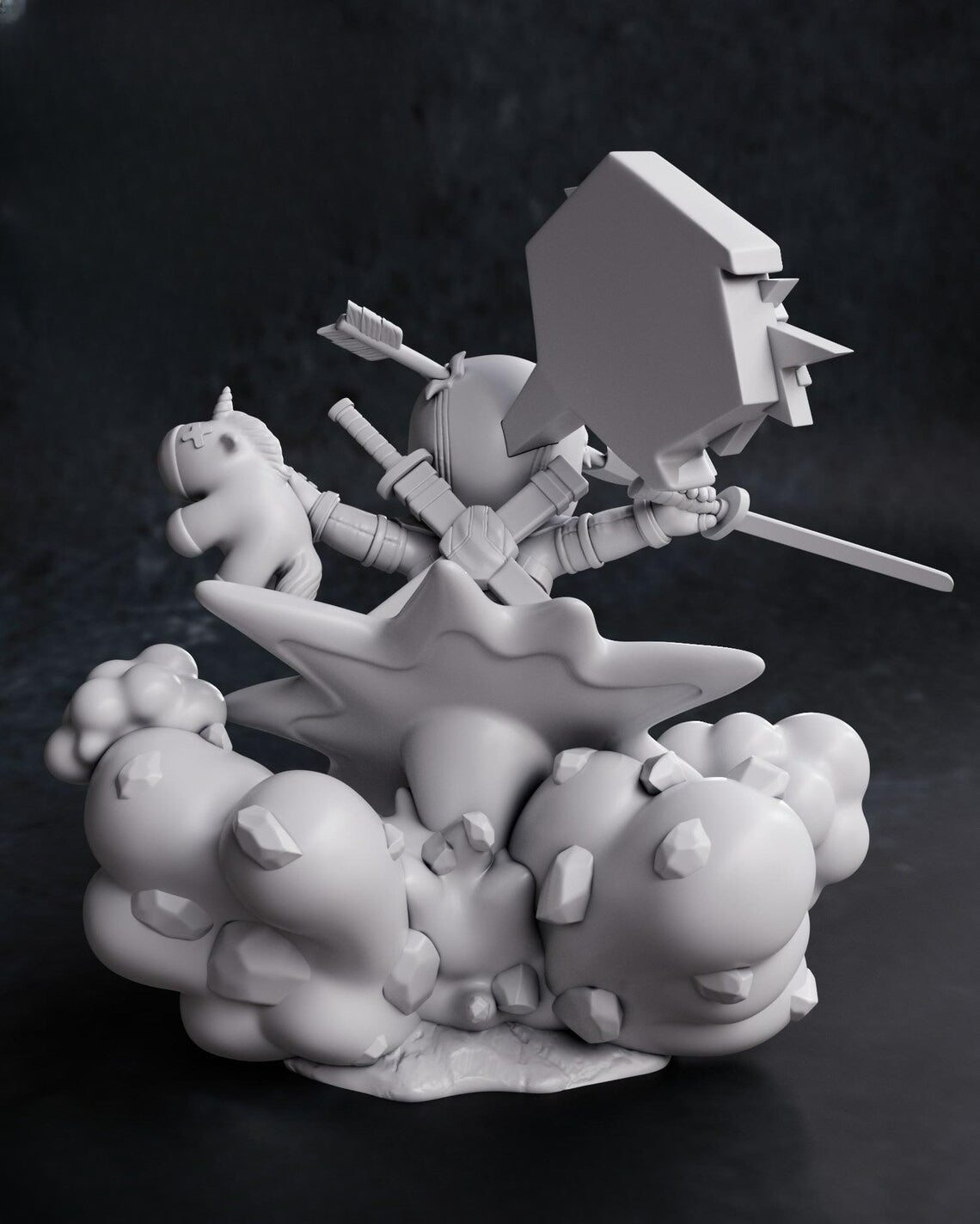 0012 Deadpool - STL 3D Print Files