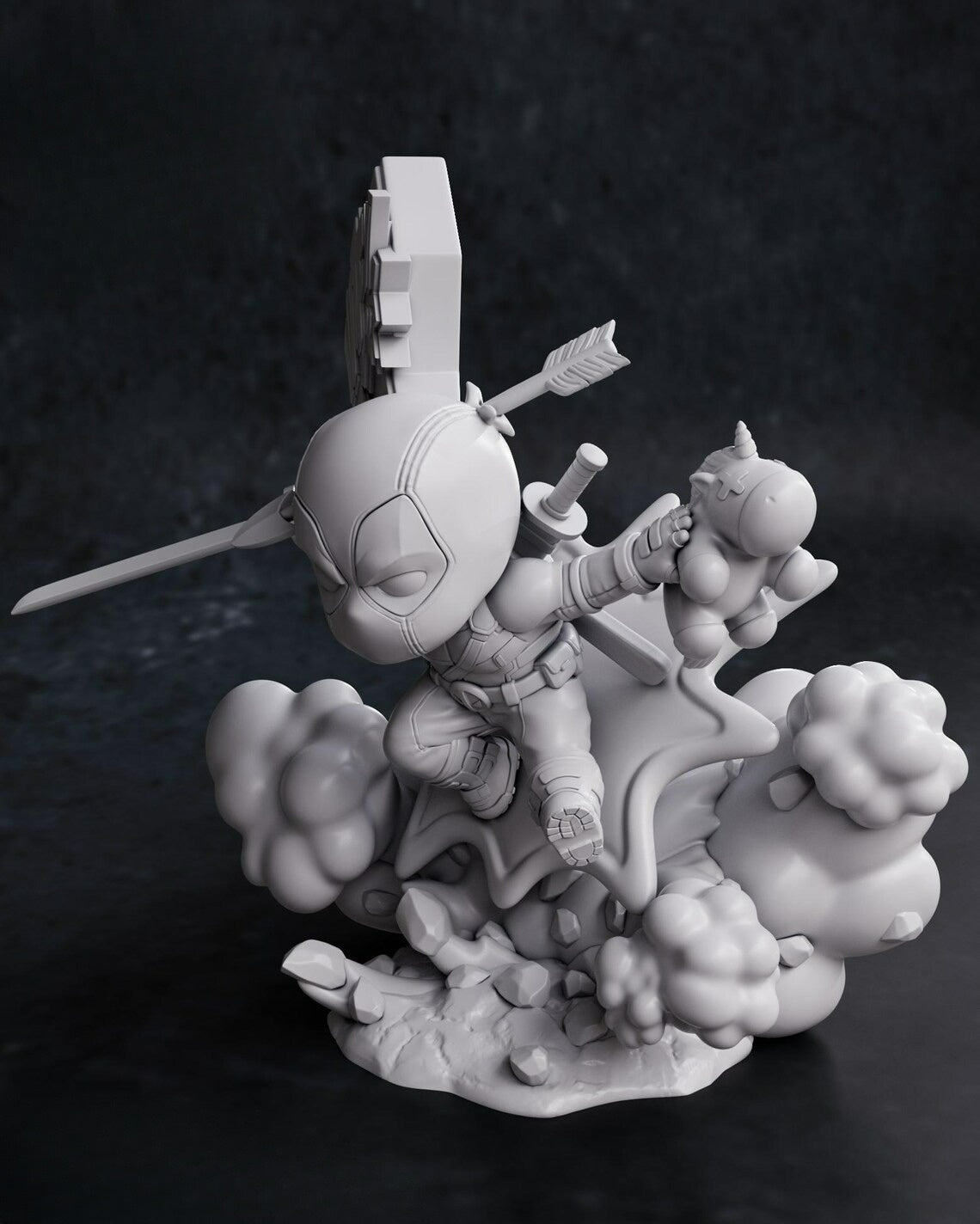 0012 Deadpool - STL 3D Print Files