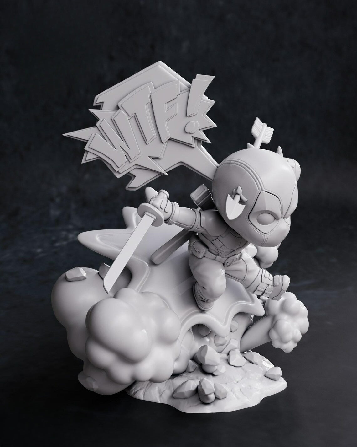 0012 Deadpool - STL 3D Print Files