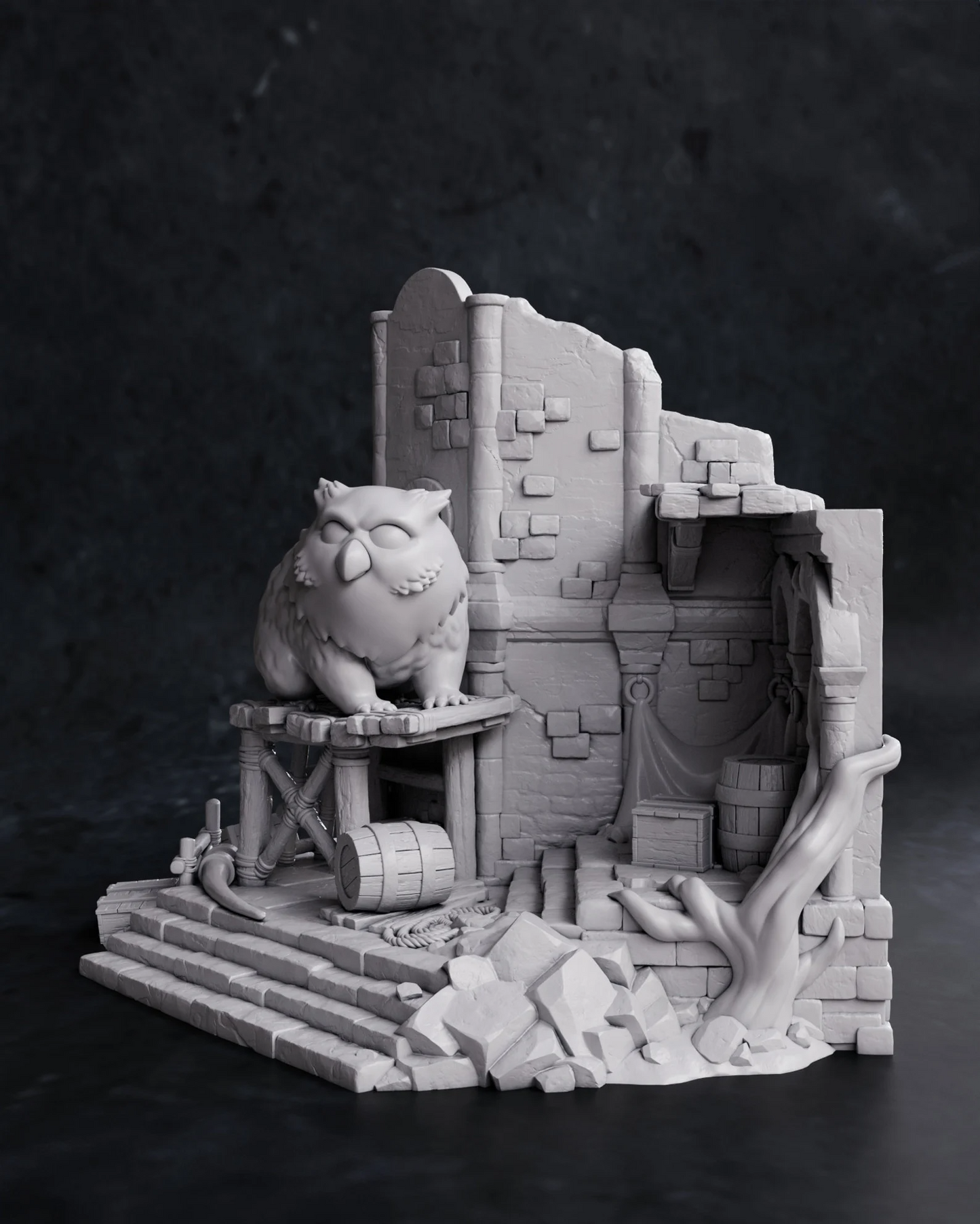 0080 Owlbear - Baldur's Gate3 - STL 3D Print Files