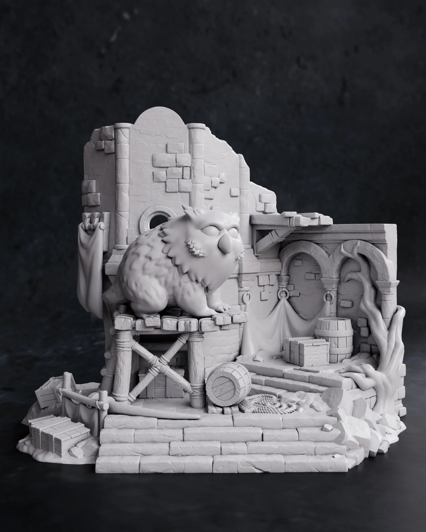 0080 Owlbear - Baldur's Gate3 - STL 3D Print Files