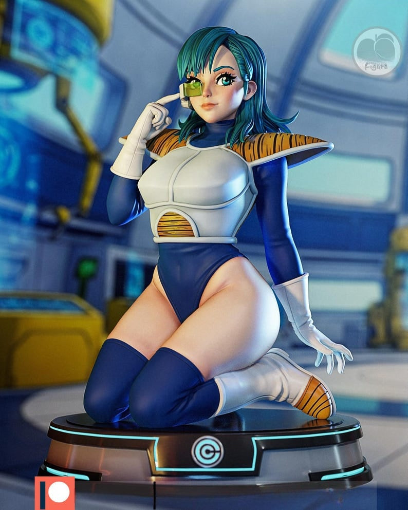 1844 Bulma Dragon Ball Z NSFW - STL 3D Print Files
