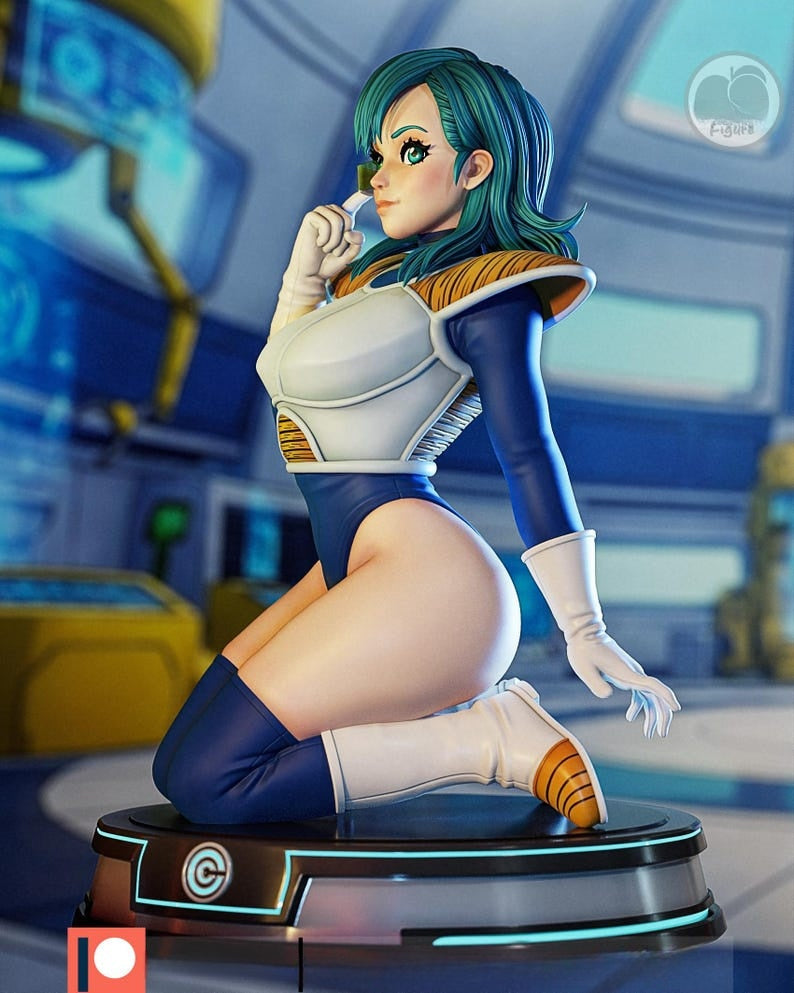 1844 Bulma Dragon Ball Z NSFW - STL 3D Print Files