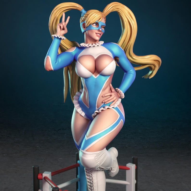 2186 Rainbow Mika_Street Fighter NSFW - STL 3D Print Files