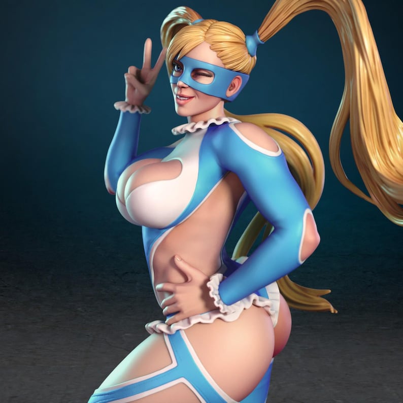 2186 Rainbow Mika_Street Fighter NSFW - STL 3D Print Files