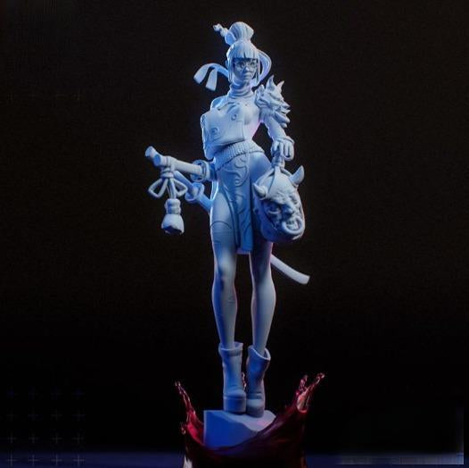 1854 Akari Kurogane - STL 3D Print Files