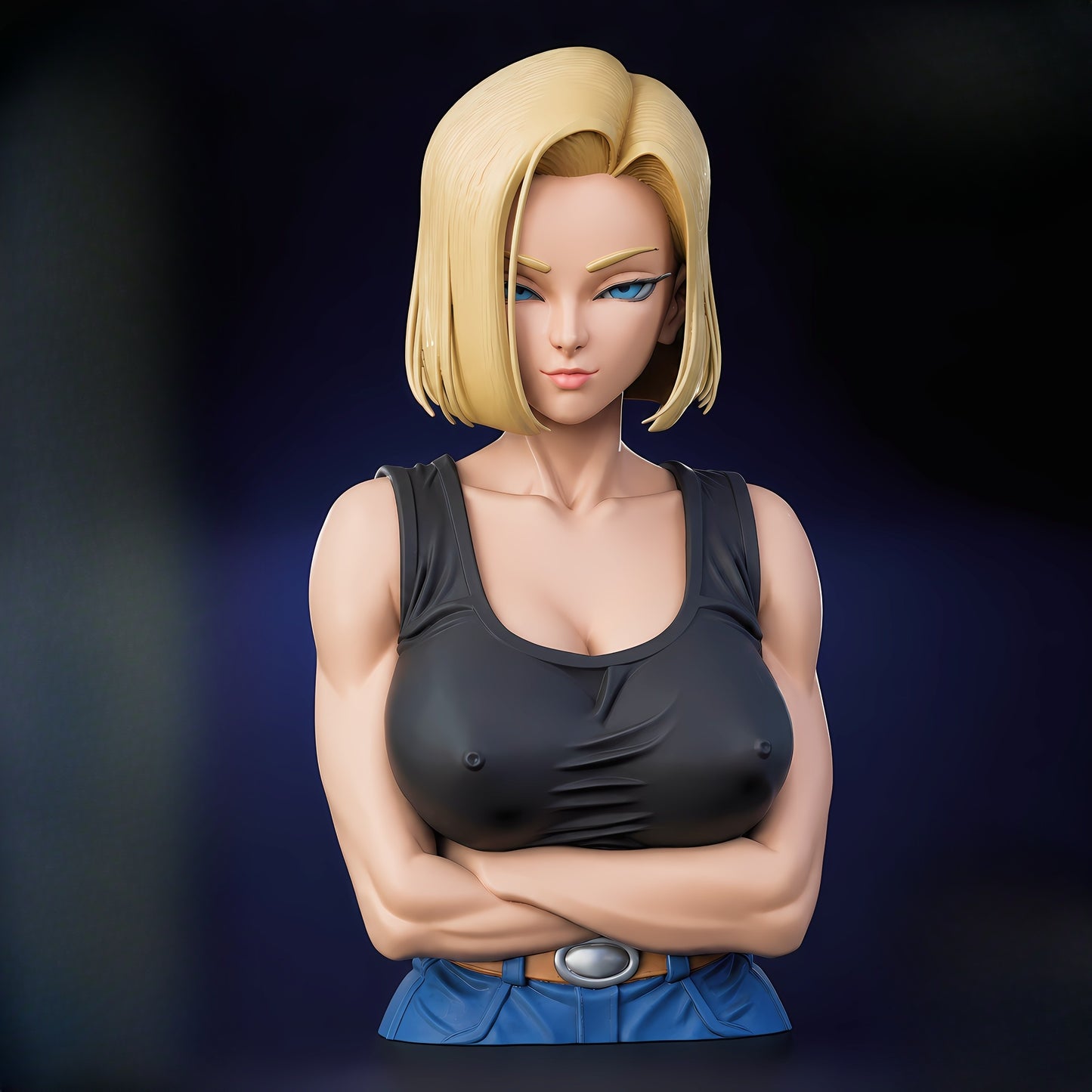 1456 Android18_Dragon BallZ BUST - STL 3D Print Files