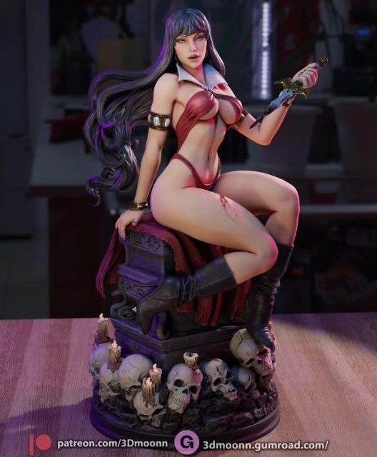 2142 Vampirella - STL 3D Print Files