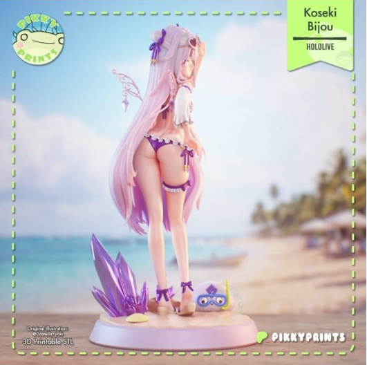 1896 Biboo_Hololive VTuber Koseki Bijou - STL 3D Print Files