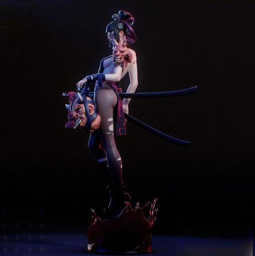 1854 Akari Kurogane - STL 3D Print Files