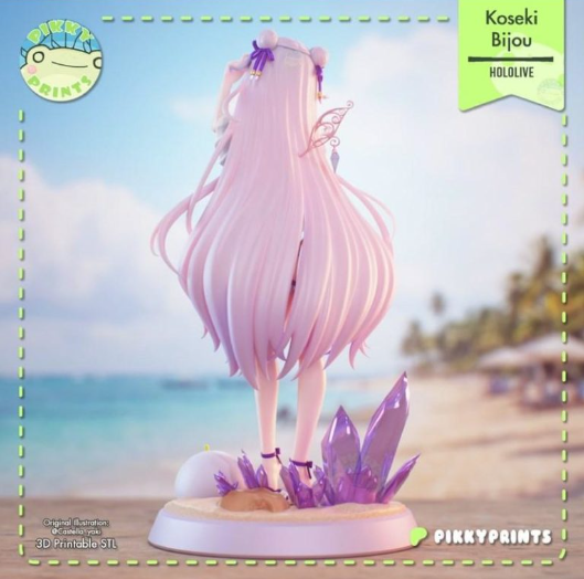 1896 Biboo_Hololive VTuber Koseki Bijou - STL 3D Print Files