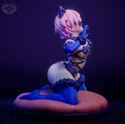 1788 Mash Kyrielight Dangerous Beast NSFW - STL 3D Print Files