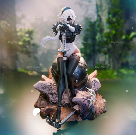 1744 2BNier_Automata NSFW - STL 3D Print Files