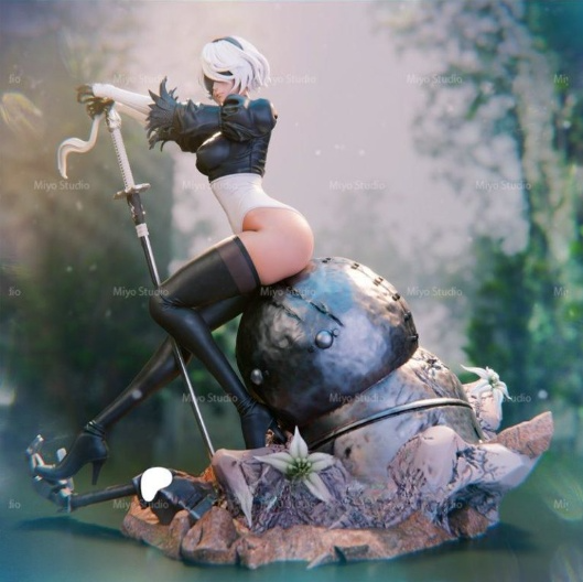 1744 2BNier_Automata NSFW - STL 3D Print Files