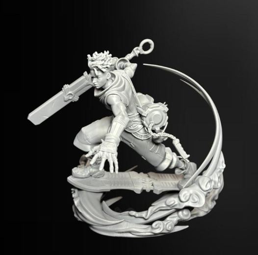 1845 Ekko_League of Legends - STL 3D Print Files