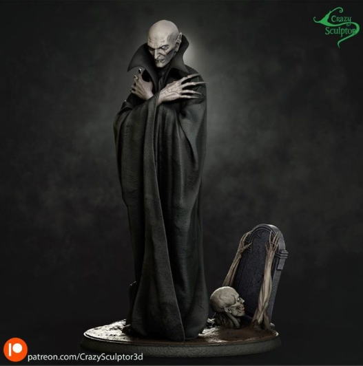 1955 Vampire Count Orlok_Nosferatu - STL 3D Print Files