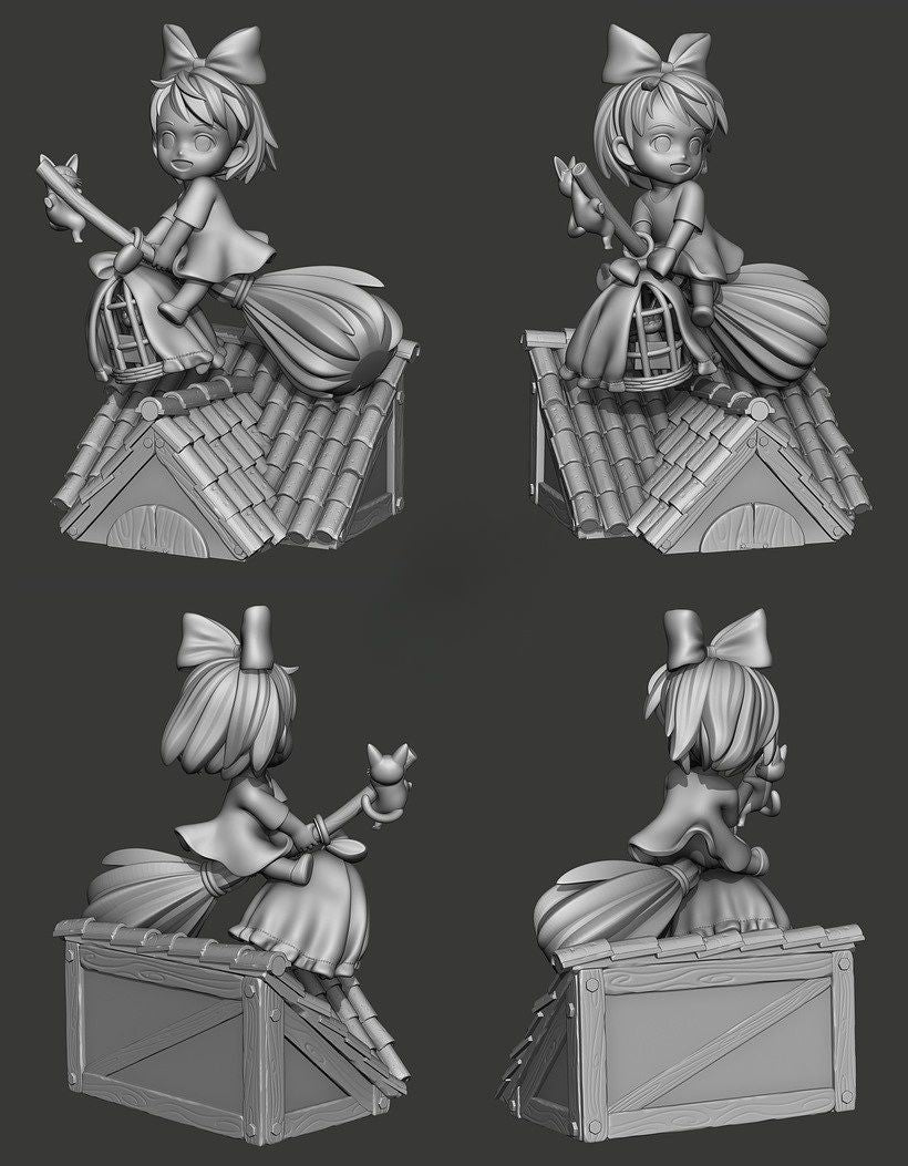 0101 Kiki's Delivery Service - STL 3D Print Files