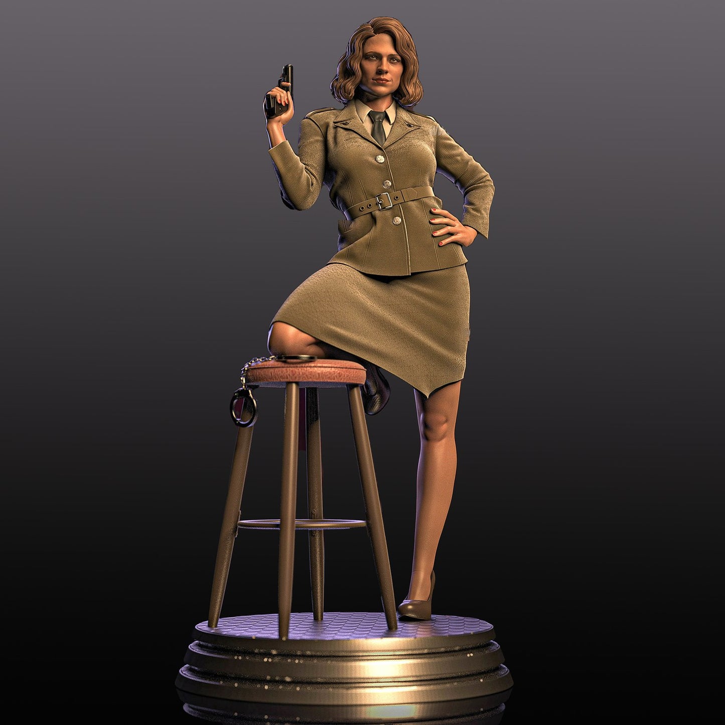 1154 Agent Carter_Marvel comics - STL 3D Print Files