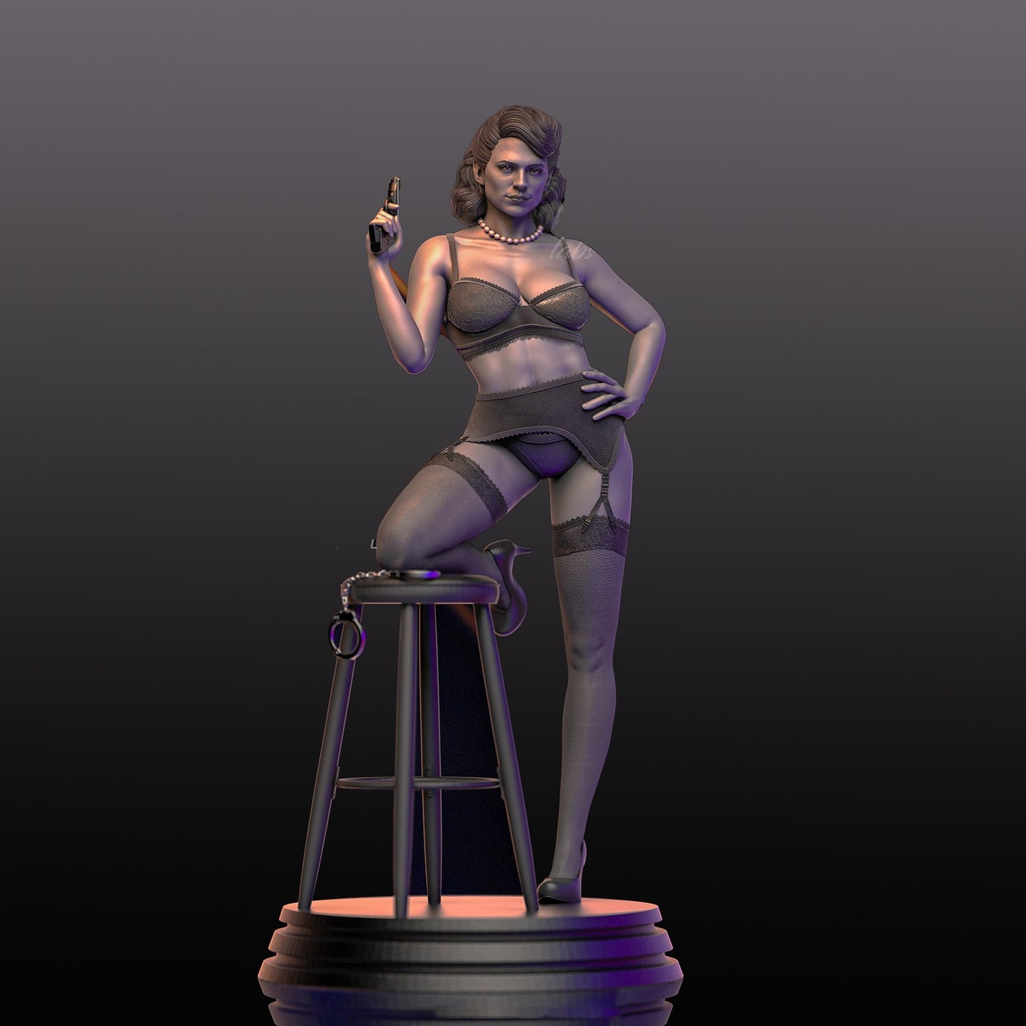 1154 Agent Carter_Marvel comics - STL 3D Print Files