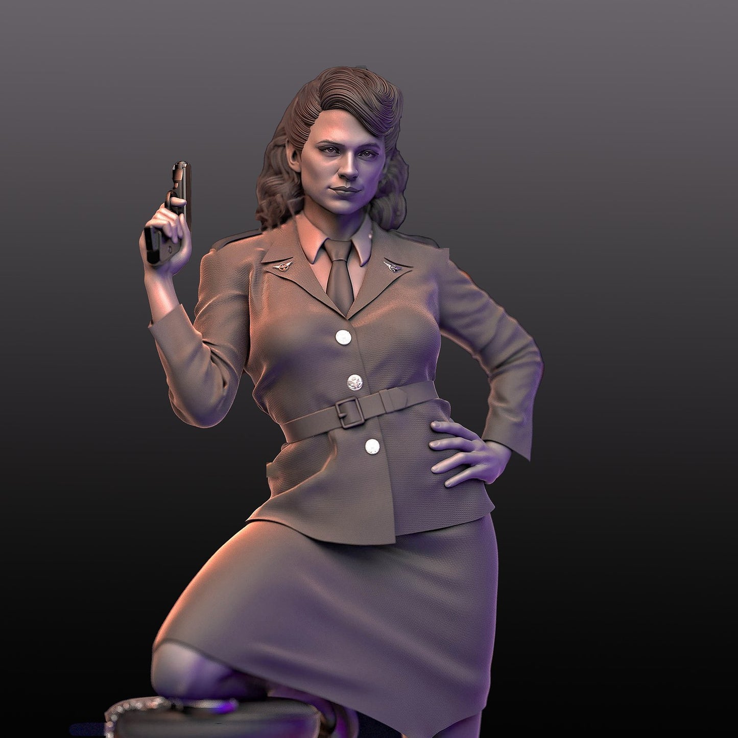 1154 Agent Carter_Marvel comics - STL 3D Print Files