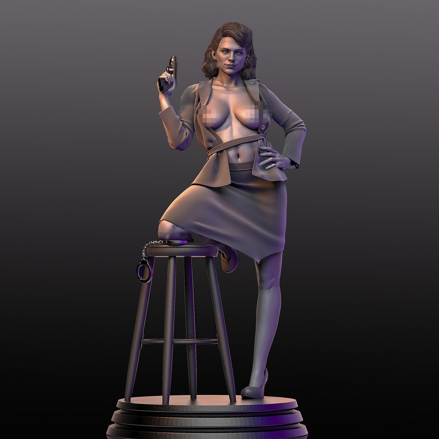 1154 Agent Carter_Marvel comics - STL 3D Print Files