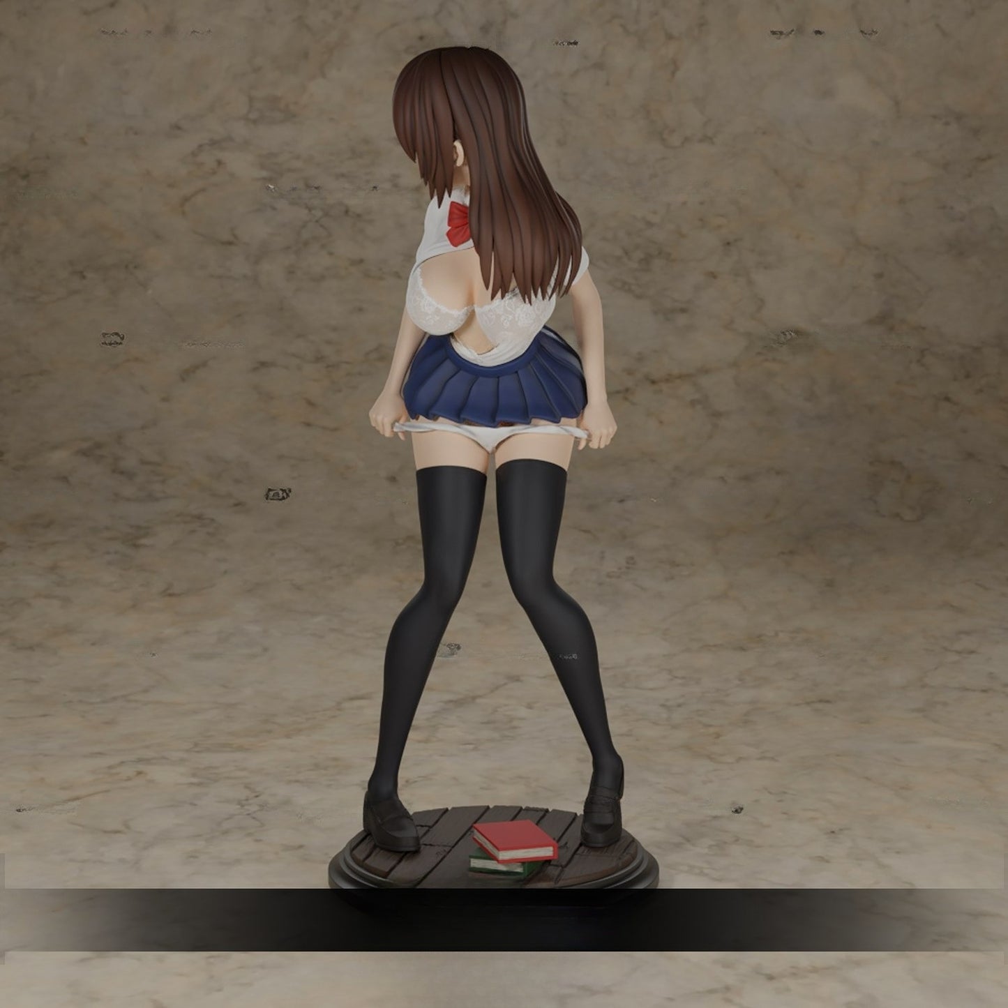 1097 Naughty Anime_Schoolgril NSFW - STL 3D Print Files