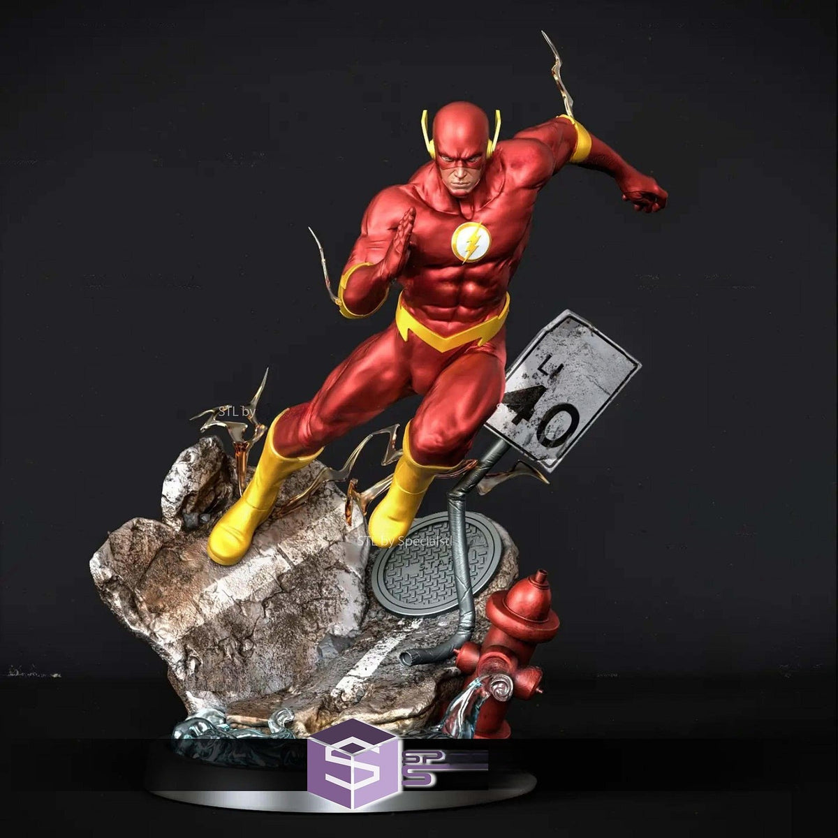 1970 The Flash_DC Comics - STL 3D Print Files