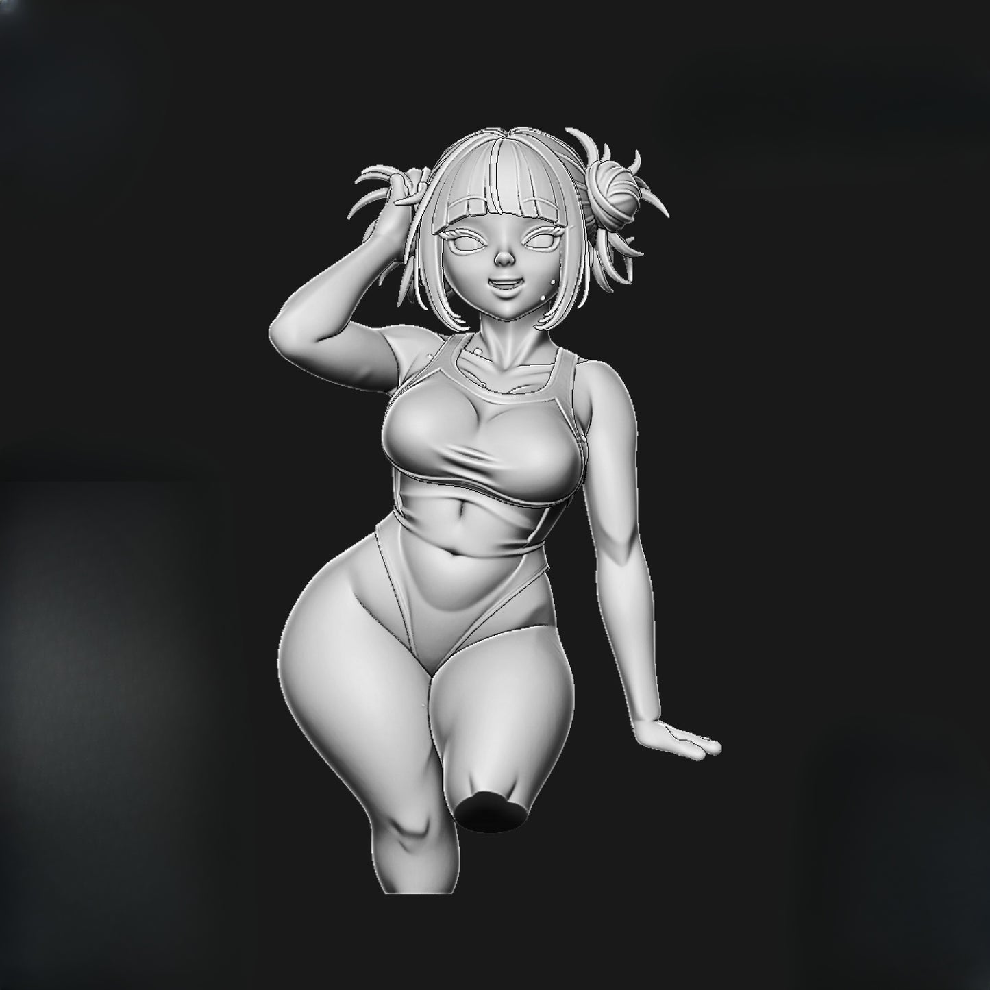 1457 HimikoToga_My Hero Academia BUST - STL 3D Print Files