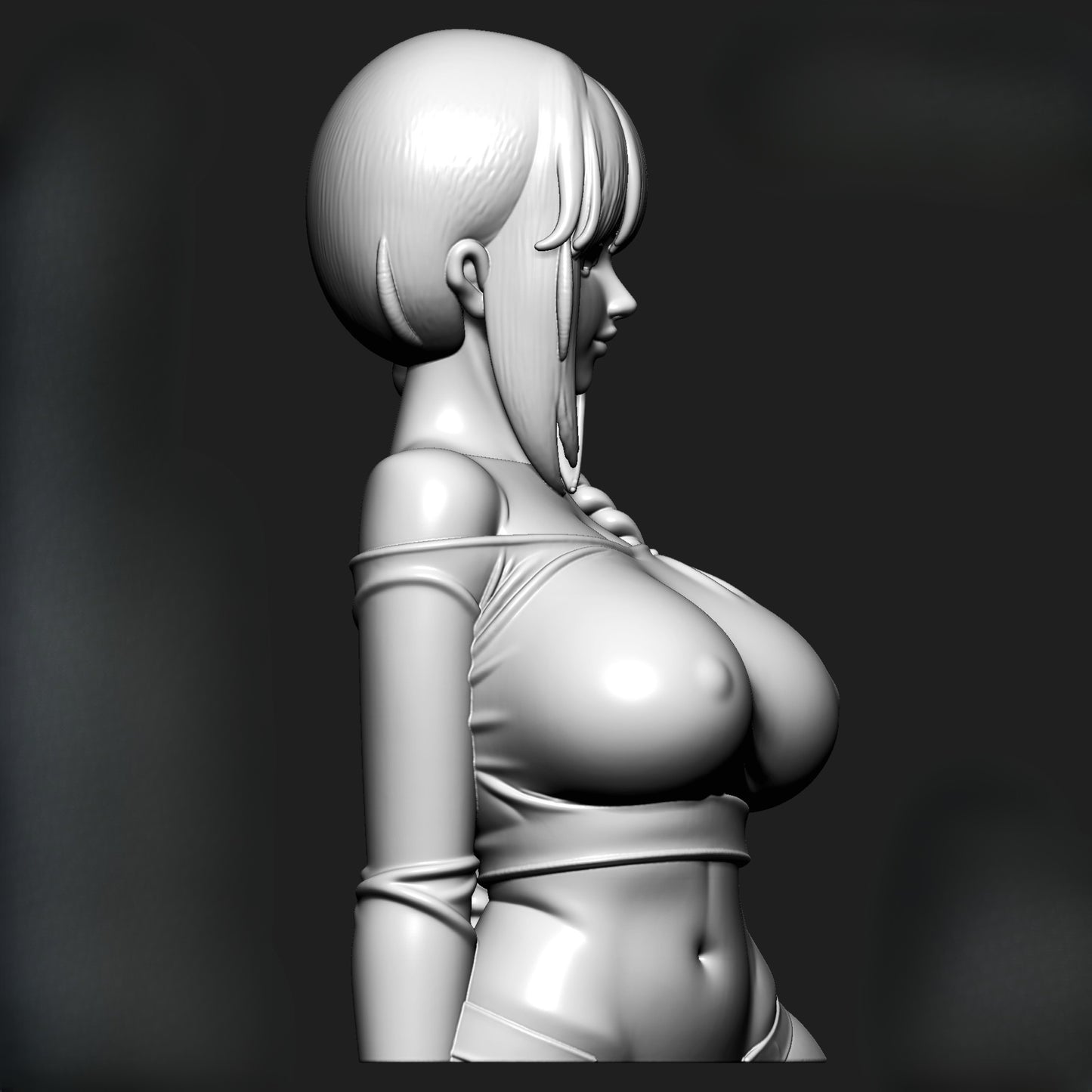 1451 Makima_ChainsawMan_Bust - STL 3D Print Files