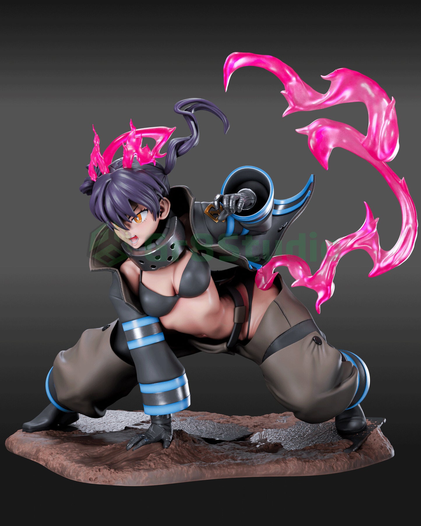 0993 Tamaki Kotatsu_Fire Force NSFW - STL 3D Print Files