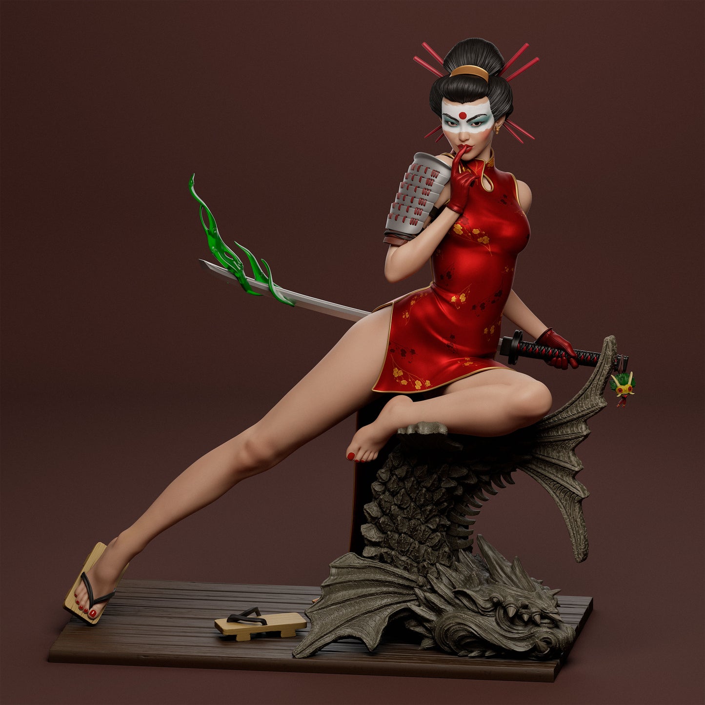 0312 Katana_Bombshell - STL 3D Print Files