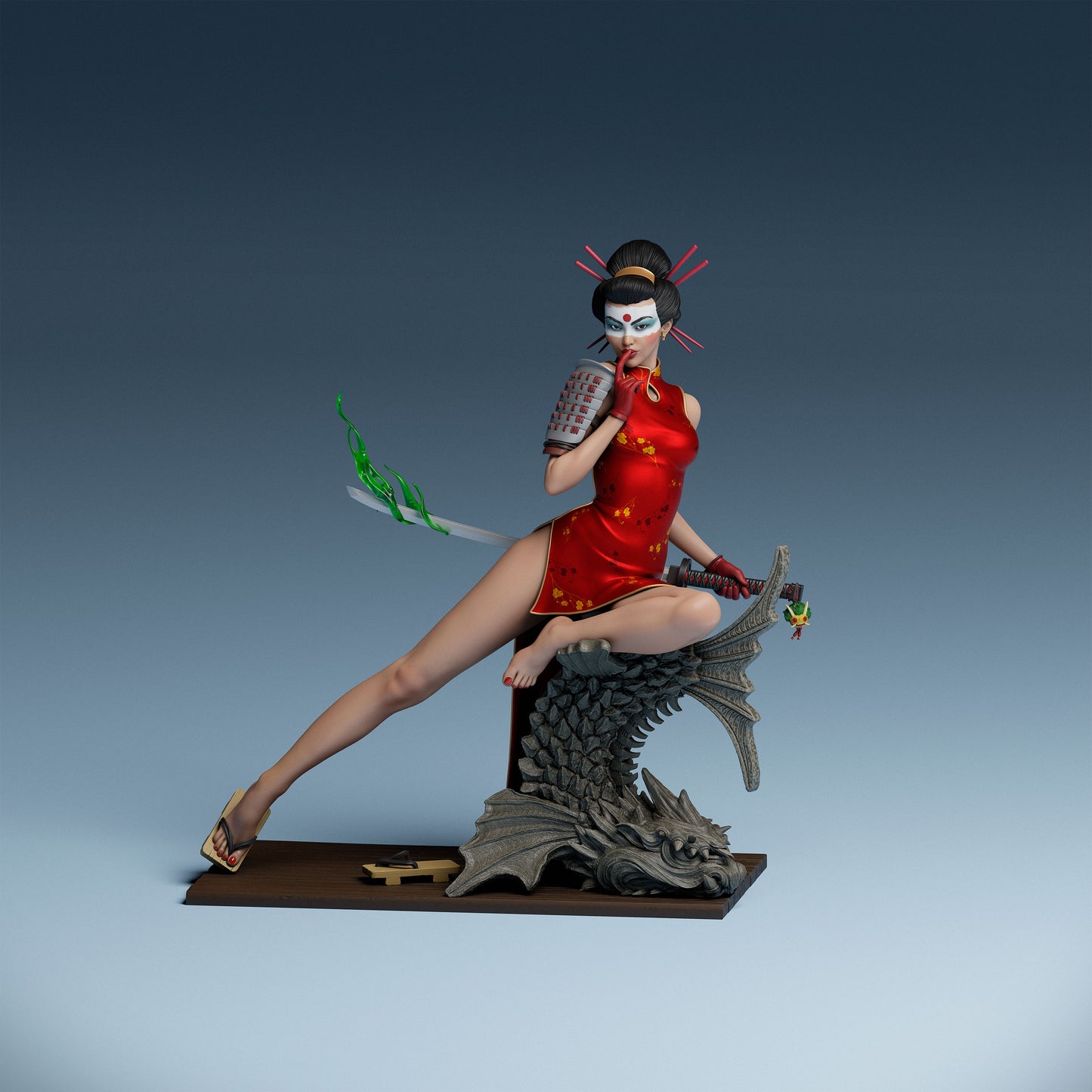 0312 Katana_Bombshell - STL 3D Print Files