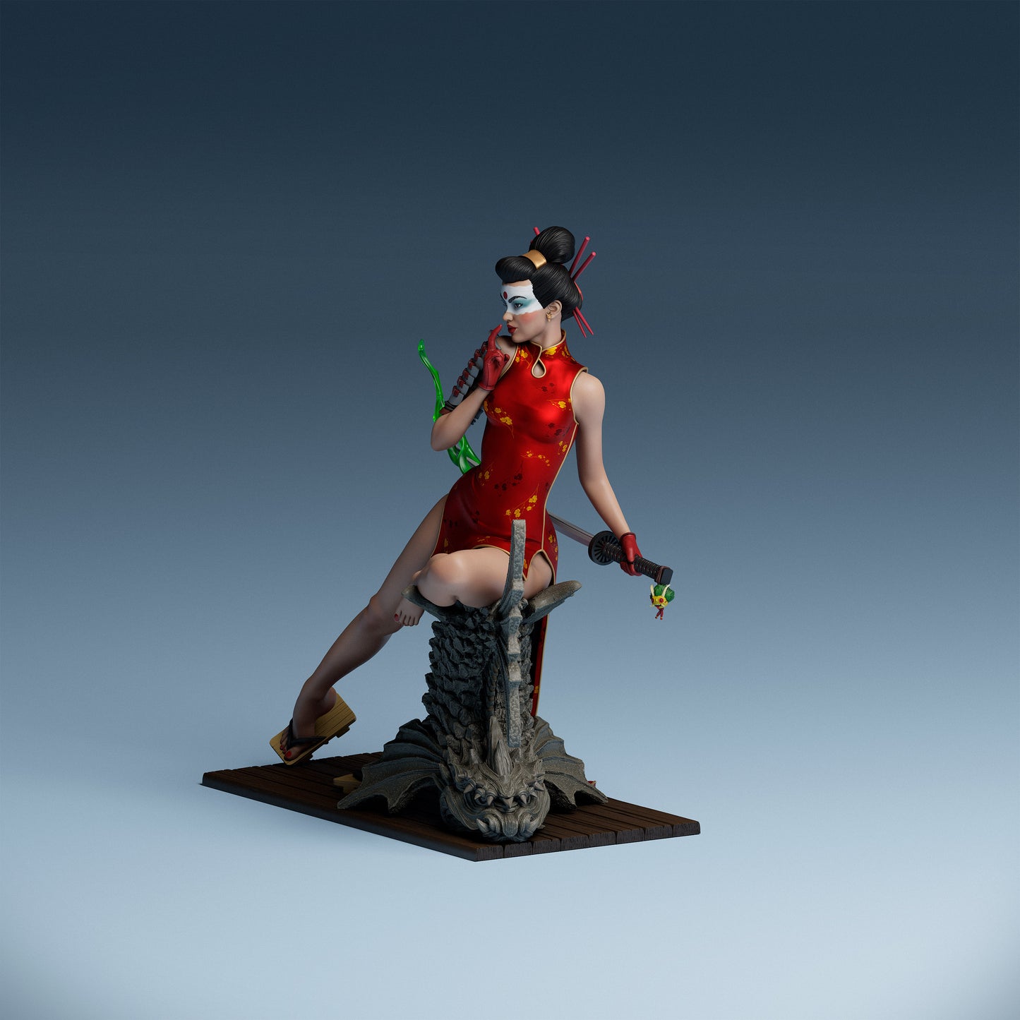 0312 Katana_Bombshell - STL 3D Print Files
