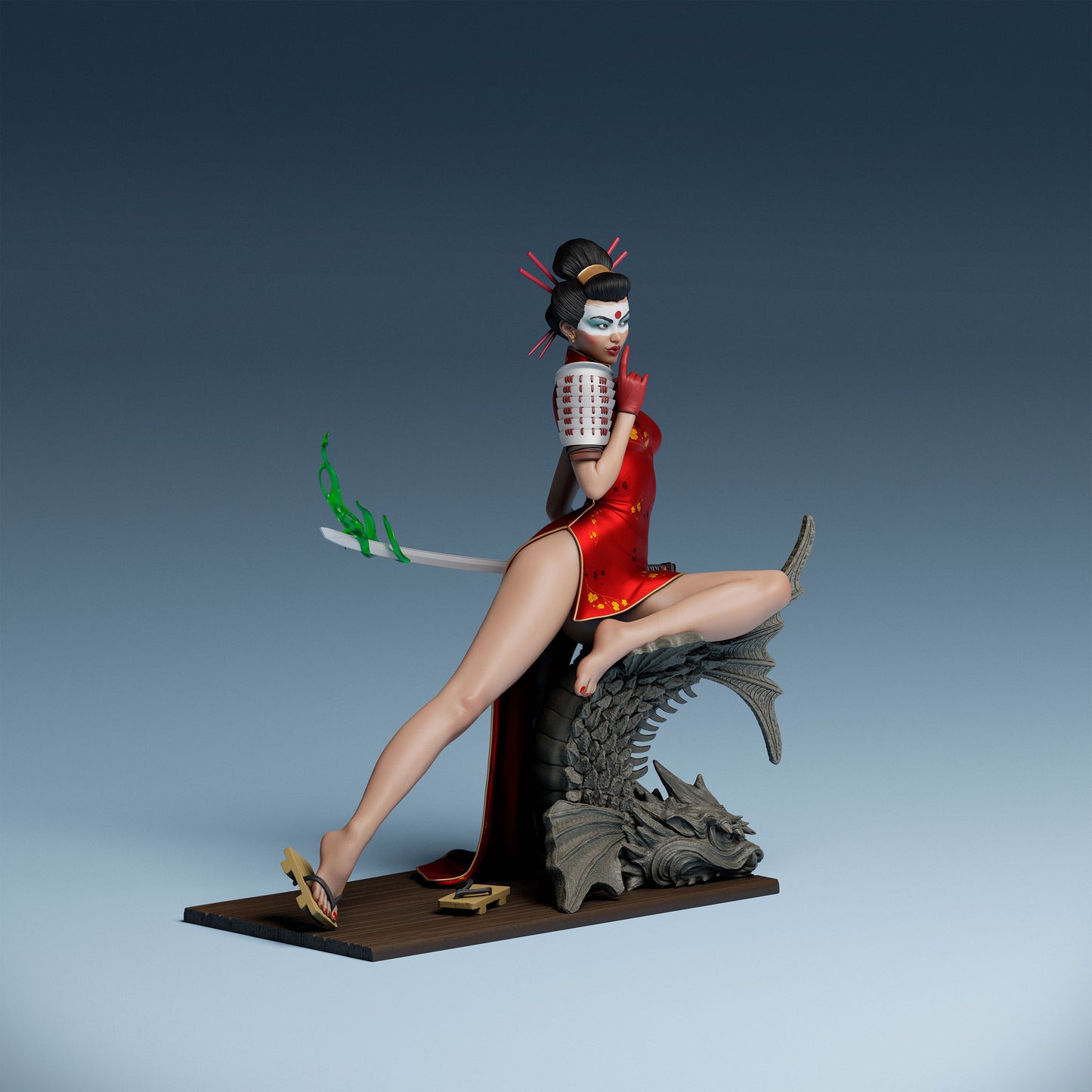 0312 Katana_Bombshell - STL 3D Print Files