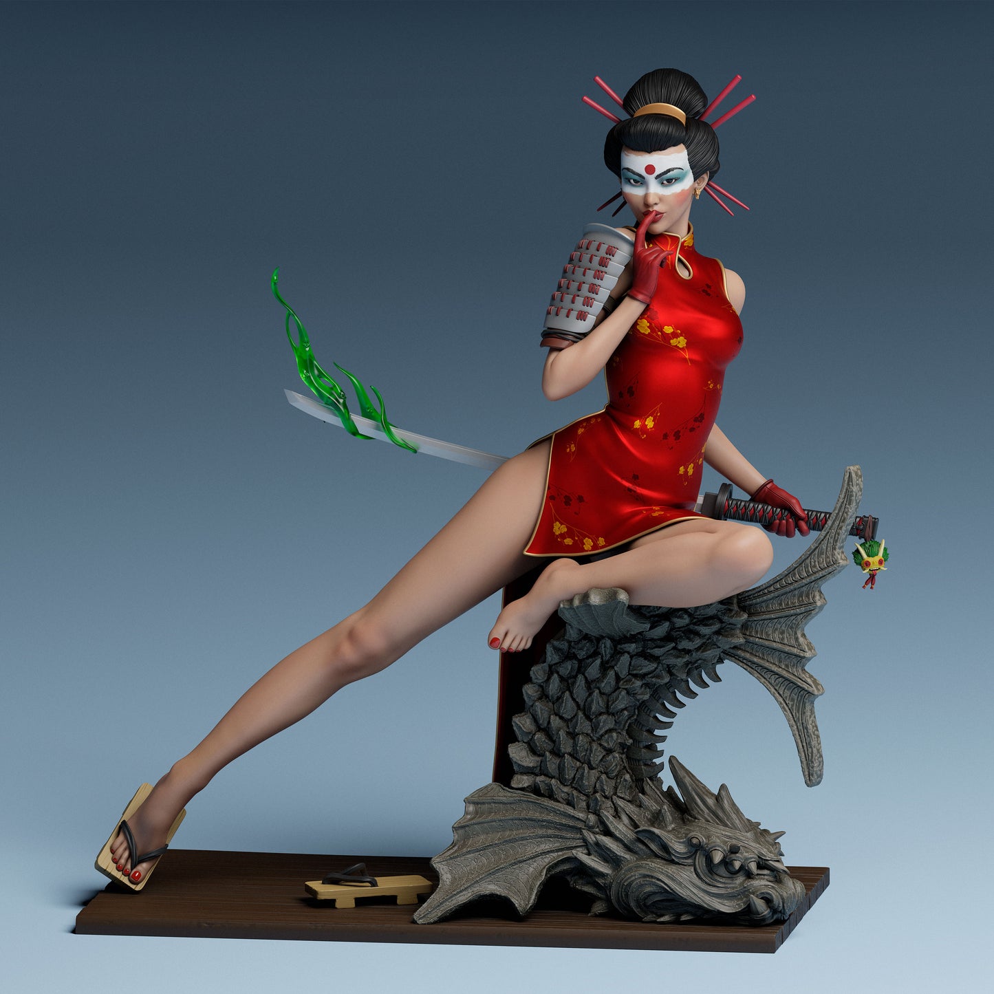 0312 Katana_Bombshell - STL 3D Print Files