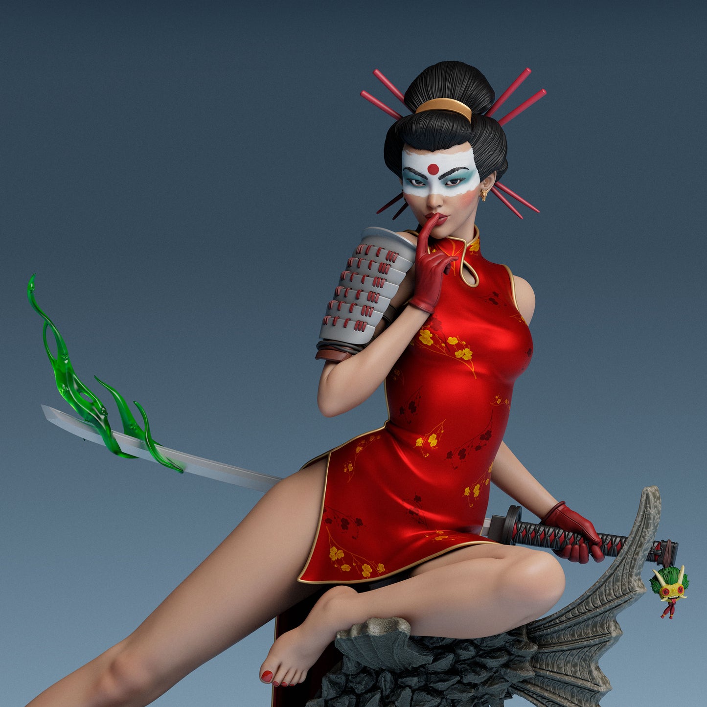 0312 Katana_Bombshell - STL 3D Print Files
