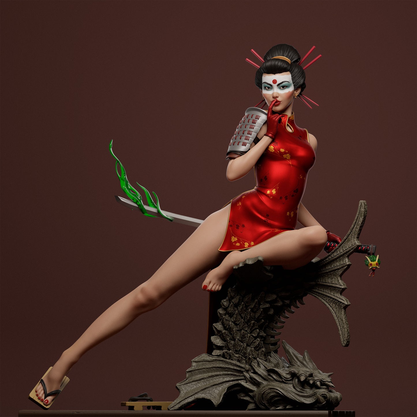 0312 Katana_Bombshell - STL 3D Print Files