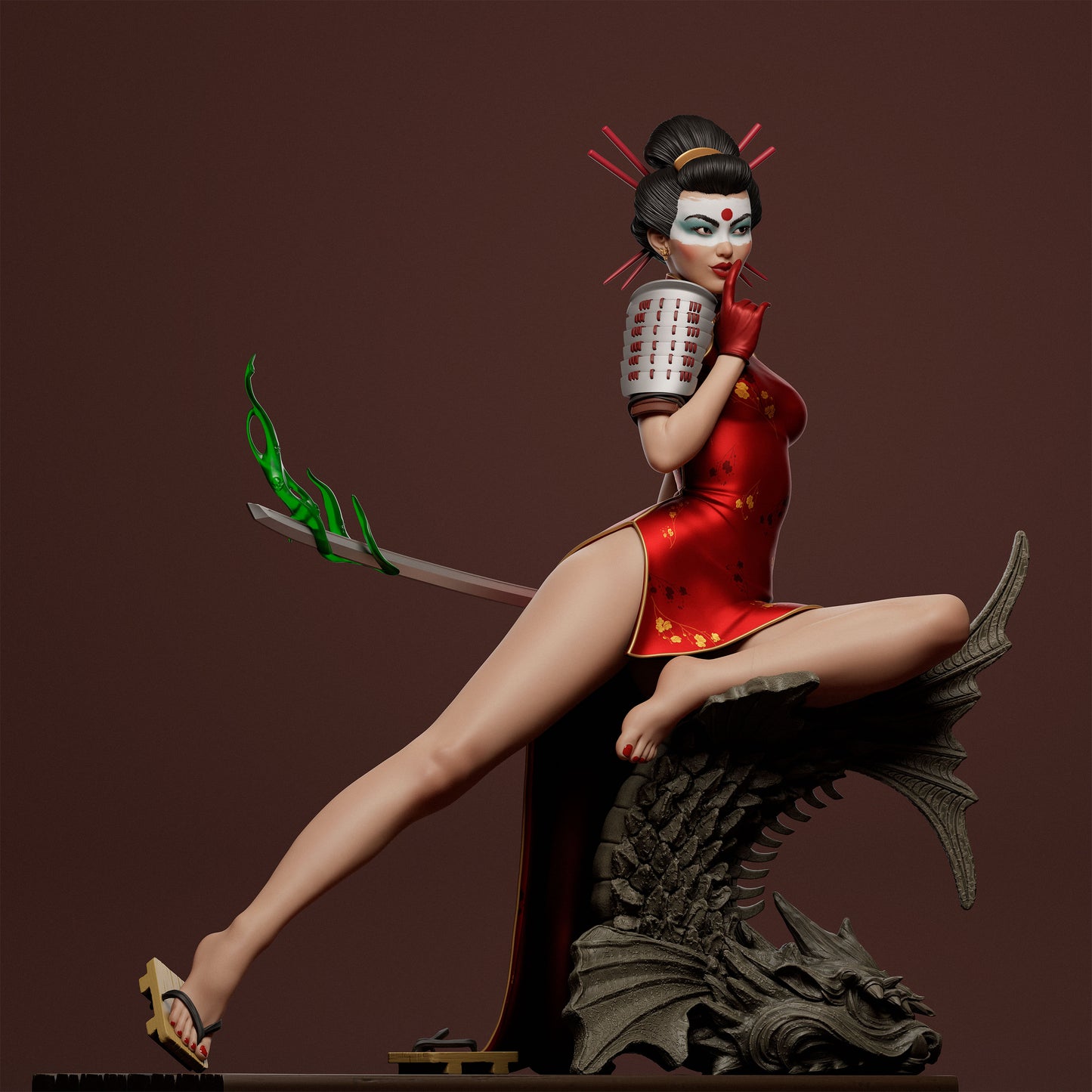 0312 Katana_Bombshell - STL 3D Print Files