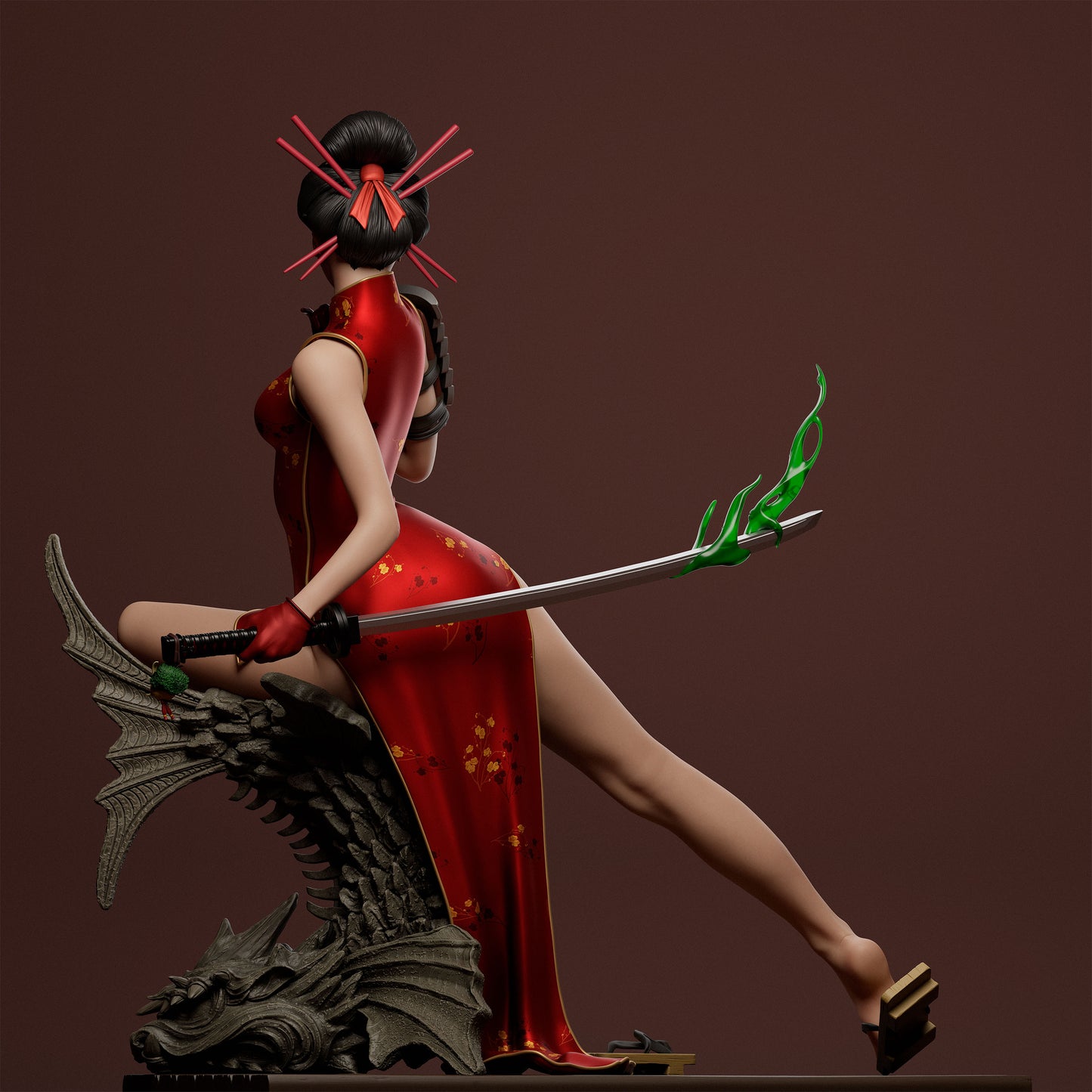 0312 Katana_Bombshell - STL 3D Print Files