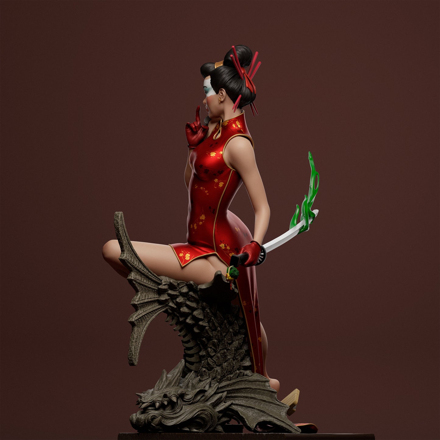 0312 Katana_Bombshell - STL 3D Print Files