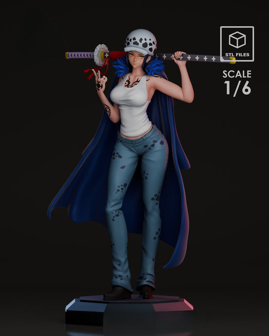 0406 Law Girl NSFW_One Piece - STL 3D Print Files