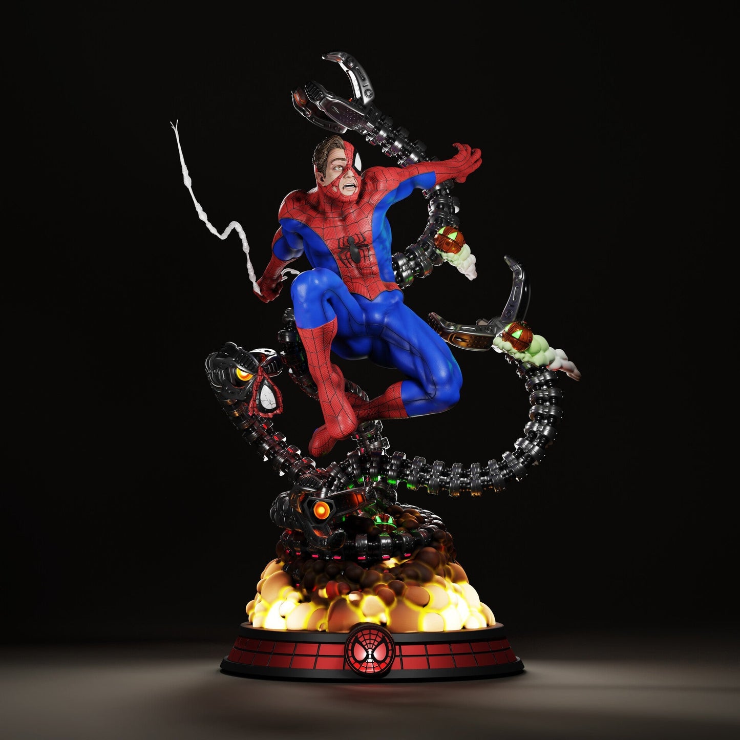 0527 Spider-man - Marvel comics (1384) - STL 3D Print Files